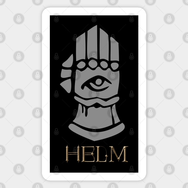 Symbol of Helm DnD Dragon God of Justice. Baldurs gate 3. Sticker by MaxDeSanje 